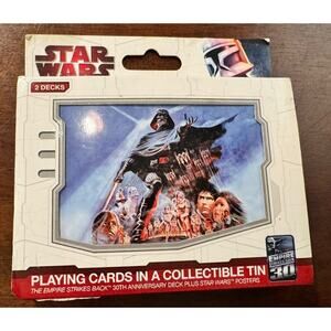Star Wars Playing Cards in Collectible Tin 2 Decks The Empire Strikes Back 2009